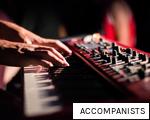 ACCOMPANISTS anagram
