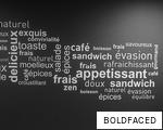BOLDFACED anagram