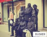 BUSKER anagram