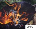 CINDER anagram