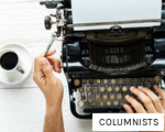COLUMNISTS anagram