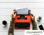 COLUMNISTS anagram