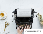 COLUMNISTS anagram