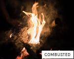 COMBUSTED anagram