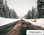 CONCAVELY anagram
