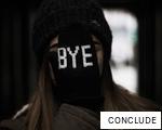 CONCLUDE anagram