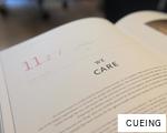 CUEING anagram