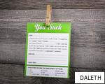 DALETH anagram
