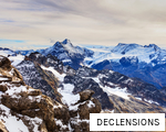DECLENSIONS anagram