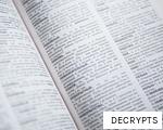 DECRYPTS anagram