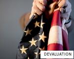 DEVALUATION anagram