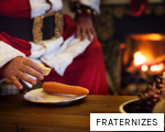 FRATERNIZES anagram