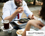 GLUTTONIES anagram