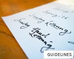 GUIDELINES anagram