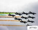 JETTED anagram