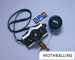 MOTHBALLING anagram
