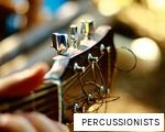 PERCUSSIONISTS anagram