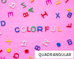 QUADRANGULAR anagram