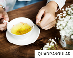 QUADRANGULAR anagram