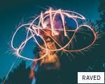 RAVED anagram