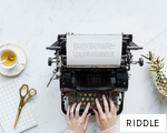RIDDLE anagram