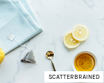 SCATTERBRAINED anagram