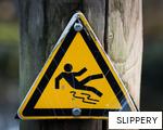 SLIPPERY anagram