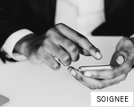 SOIGNEE anagram