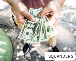 SQUANDERS anagram