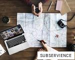 SUBSERVIENCE anagram