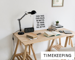 TIMEKEEPING anagram