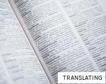 TRANSLATING anagram