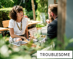 TROUBLESOME anagram