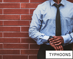 TYPHOONS anagram