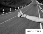 UNCLUTTER anagram