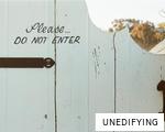 UNEDIFYING anagram
