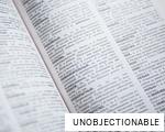 UNOBJECTIONABLE anagram