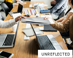UNREFLECTED anagram